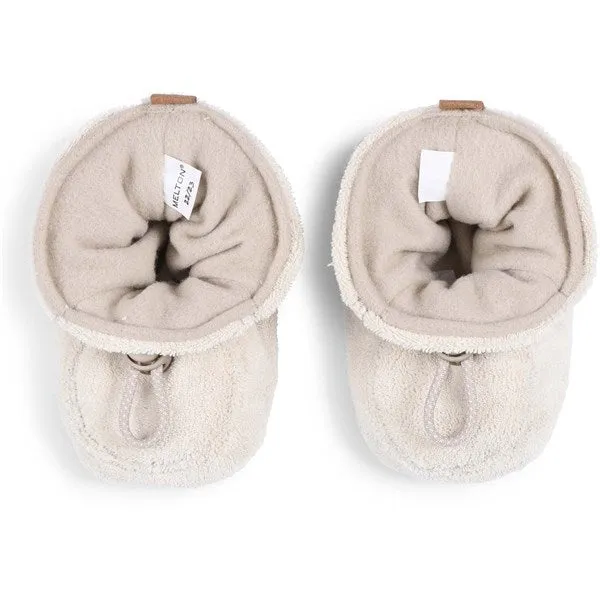 MELTON Terry Textile Slippers Moonbeam